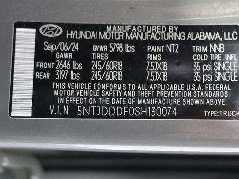Certified 2025 Hyundai Santa Cruz XRT AWD/4WD image 29