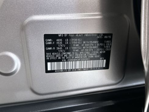 Used 2015 Subaru Outback 2.5i Premium image 12