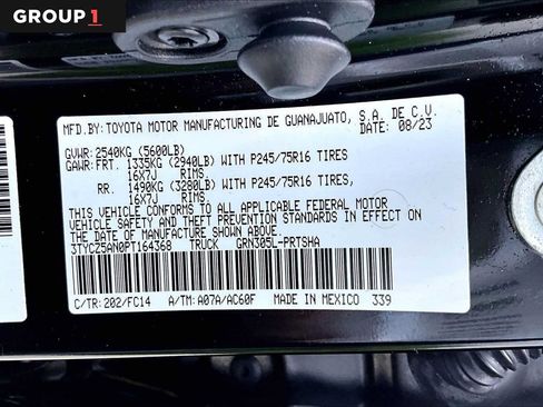 Certified 2023 Toyota Tacoma SR5 AWD/4WD image 37