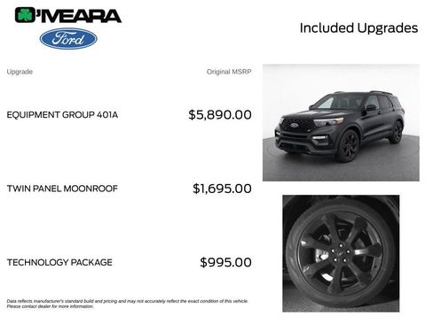 Used 2024 Ford Explorer ST w/ Equipment Group 401A AWD/4WD image 4