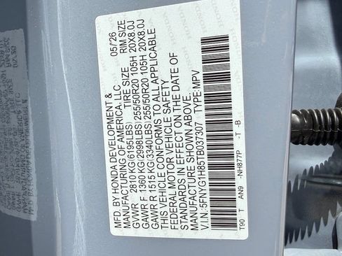 Used 2026 Honda Pilot Elite image 30