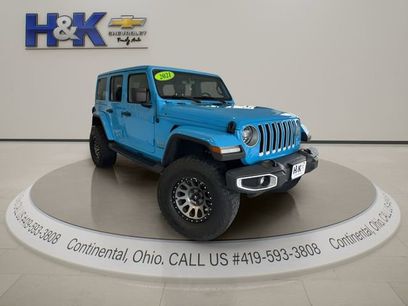 Used 2021 Jeep Wrangler Unlimited Sahara w/ Uconnect 4C Nav & Sound Group