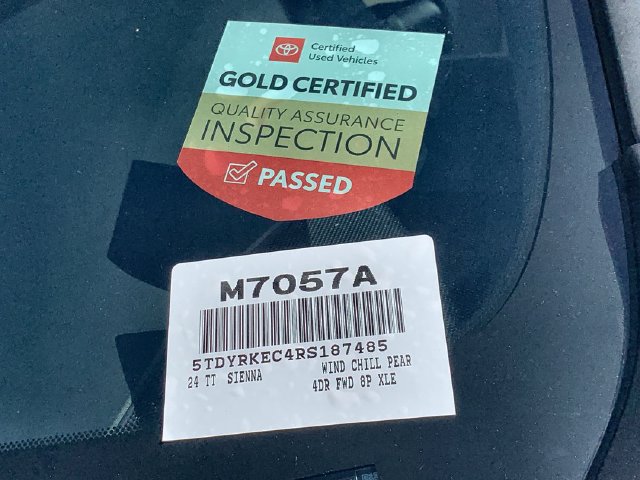 Certified 2024 Toyota Sienna XLE FWD image 47