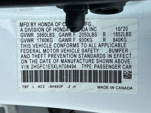 Used 2020 Honda Civic Si image 12