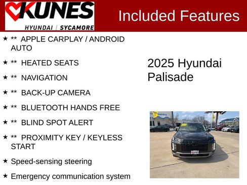 Used 2025 Hyundai Palisade SEL AWD/4WD image 2