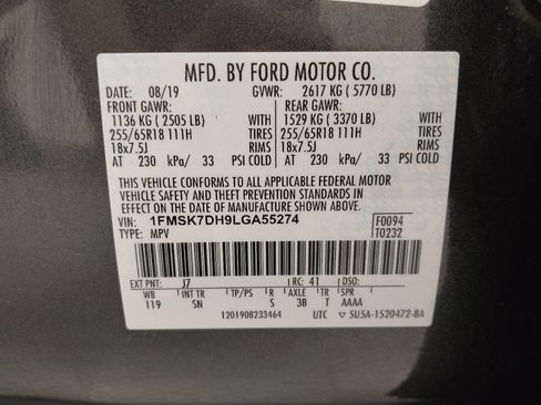Used 2020 Ford Explorer XLT w/ Equipment Group 202A RWD image 33