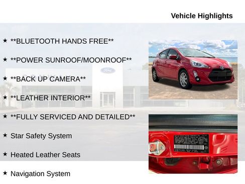 Used 2015 Toyota Prius C Four image 6