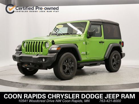 Certified 2019 Jeep Wrangler Sport image 1