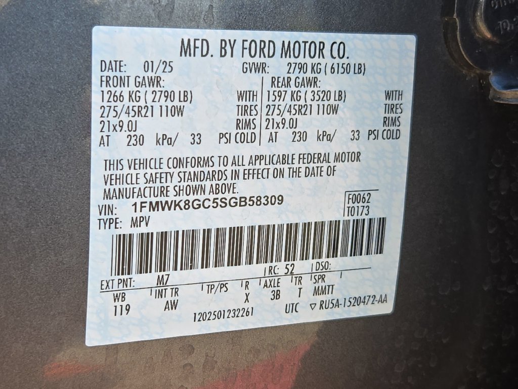 Used 2025 Ford Explorer ST w/ Sun And Sound Package AWD/4WD image 33