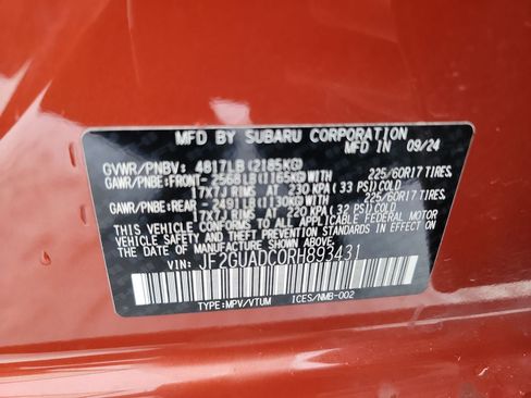 Used 2024 Subaru Crosstrek 2.0i Premium image 23