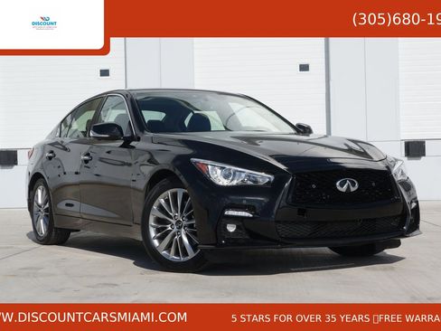 Used 2022 INFINITI Q50 Luxe w/ Cargo Package image 1