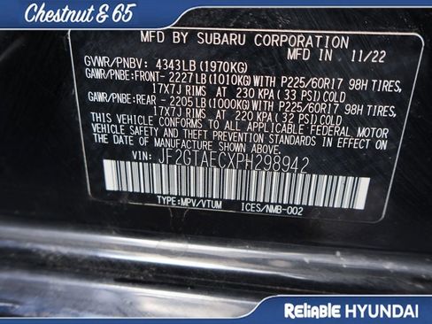 Used 2023 Subaru Crosstrek 2.0i Premium AWD/4WD image 42