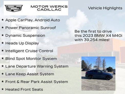 Used 2023 BMW X4 M40i w/ Premium Package image 7