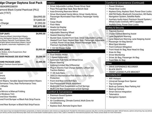 Used 2024 Dodge Charger Daytona Scat Pack w/ Plus Group AWD/4WD image 2
