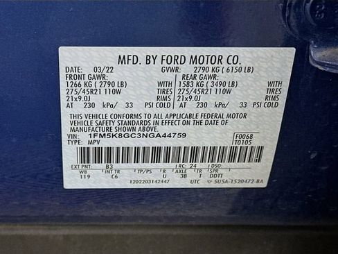 Used 2022 Ford Explorer ST w/ Equipment Group 401A image 29