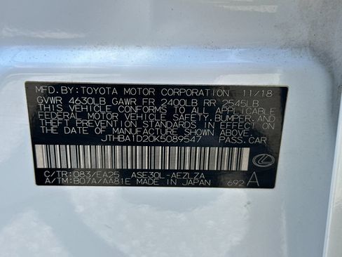 Used 2019 Lexus IS 300 F Sport w/ F Sport Package RWD image 37