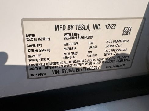 Used 2023 Tesla Model S Standard Range AWD/4WD image 33