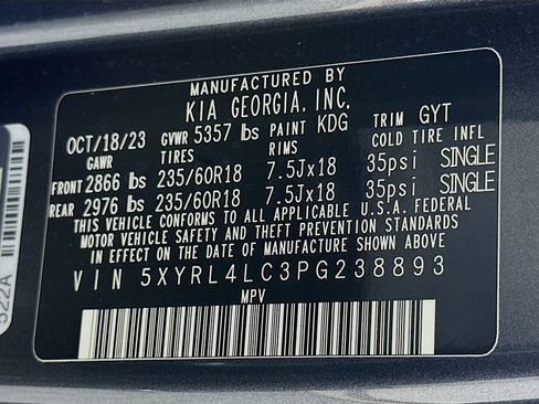 Used 2023 Kia Sorento S w/ Panoramic Sunroof Package FWD image 33
