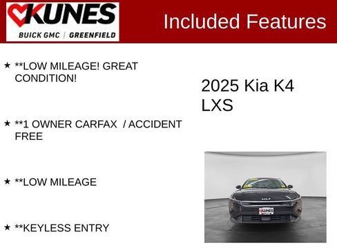 Used 2025 Kia K4 FWD image 3