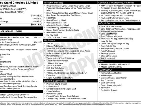 New 2025 Jeep Grand Cherokee L Limited AWD/4WD image 5
