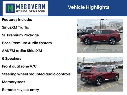 Used 2022 Nissan Rogue SL w/ SL Premium Package image 4