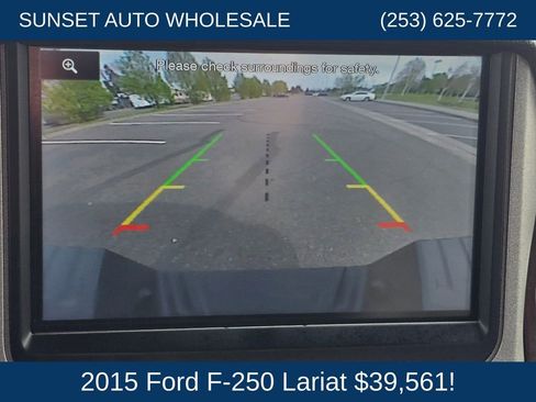 Used 2015 Ford F250 Lariat w/ Lariat Ultimate Package AWD/4WD image 39