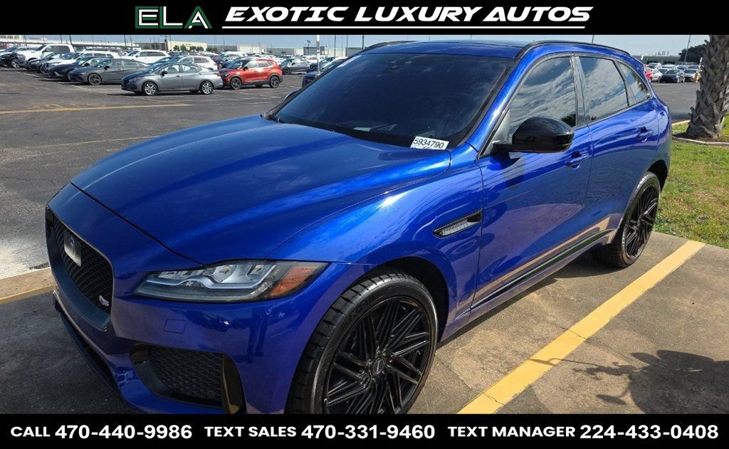 Used 2019 Jaguar F-PACE S AWD/4WD image 1