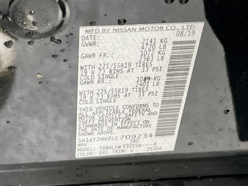 Used 2020 Nissan Rogue SL w/ Premium Package image 32