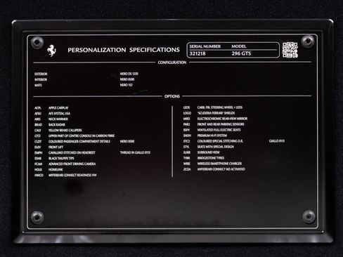 Used 2025 Ferrari 296 GTS RWD image 24