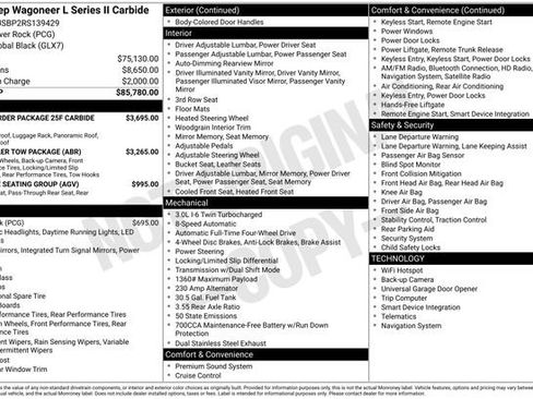 Used 2024 Jeep Wagoneer L Series II AWD/4WD image 7