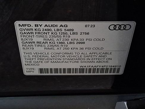 Used 2023 Audi Q5 2.0T Prestige w/ Prestige Package AWD/4WD image 25