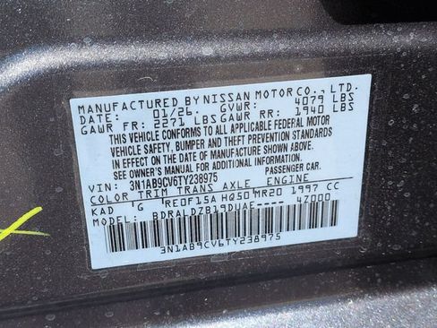 New 2026 Nissan Sentra SV w/ SV Convenience Package FWD image 30