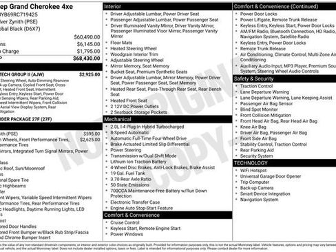 New 2024 Jeep Grand Cherokee Limited 4xe w/ Luxury Tech Group II image 4