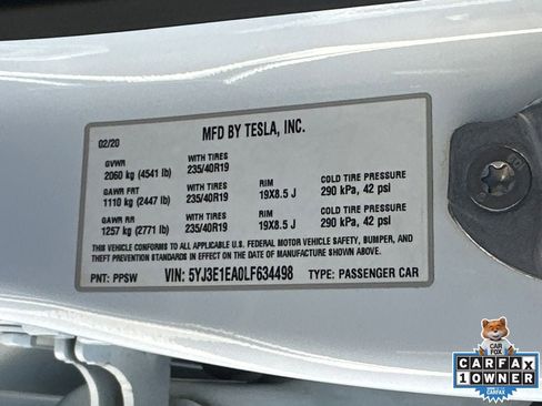 Used 2020 Tesla Model 3 Standard Range Plus image 32