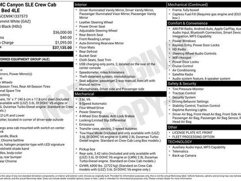 Used 2019 GMC Canyon SLE AWD/4WD image 2