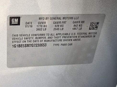 Used 2016 Chevrolet Cruze LT w/ Sun And Sound Package FWD image 31
