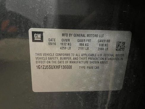 Used 2017 Chevrolet Malibu Hybrid w/ Driver Confidence Package image 38