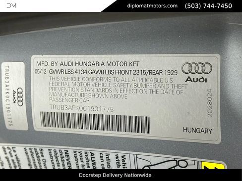 Used 2012 Audi TT RS image 46