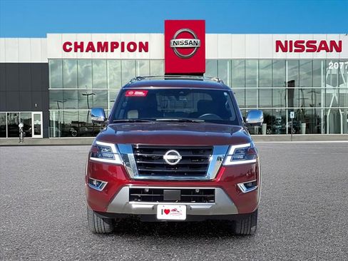 Used 2023 Nissan Armada Platinum w/ Captain's Chairs Package image 2