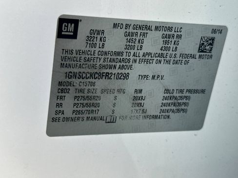 Used 2015 Chevrolet Tahoe LTZ w/ Max Trailering Package RWD image 27