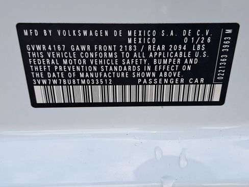 New 2026 Volkswagen Jetta SE image 33