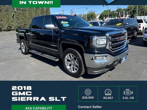 Used 2018 GMC Sierra 1500 SLT w/ SLT Premium Package image 1