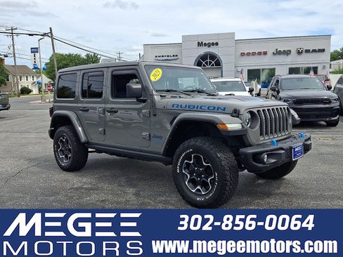 Used 2023 Jeep Wrangler Unlimited Rubicon 4xe w/ Steel Bumper Group AWD/4WD image 1
