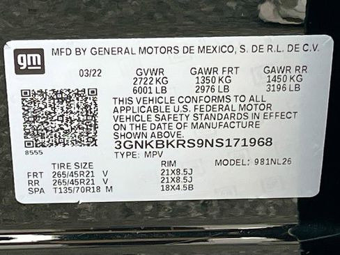 Used 2022 Chevrolet Blazer RS w/ Enhanced Convenience Package image 34