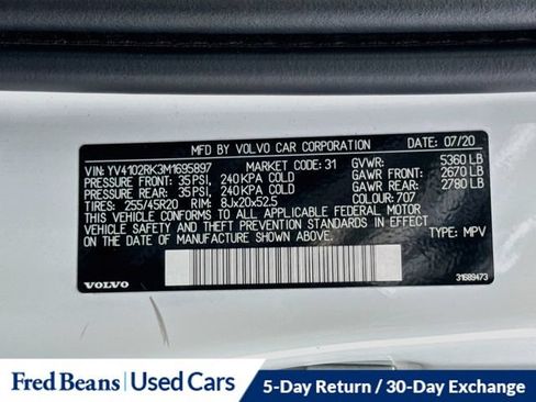 Used 2021 Volvo XC60 T5 Momentum w/ Protection Package Premier AWD/4WD image 37