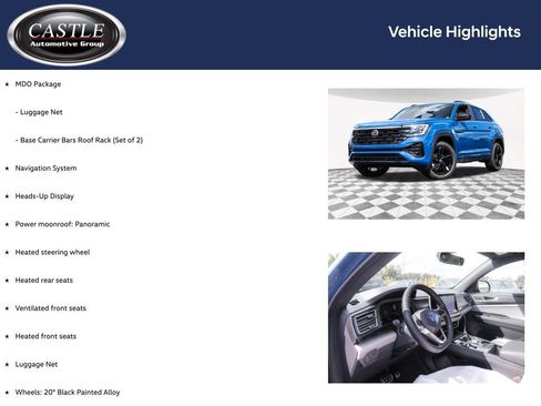 New 2026 Volkswagen Atlas Cross Sport SEL R-Line AWD/4WD image 3