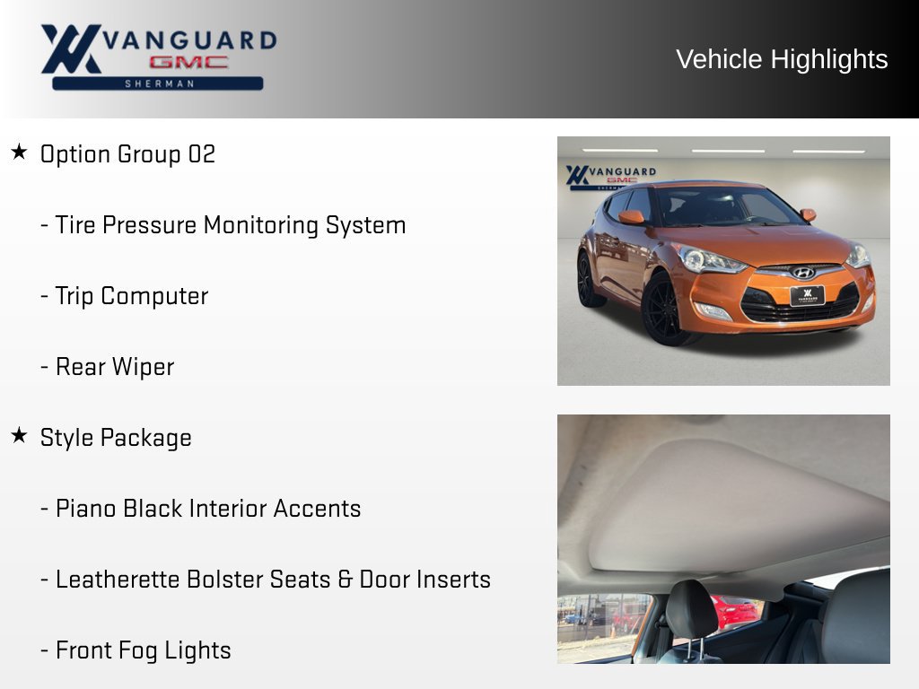 Used 2013 Hyundai Veloster w/ Style Pkg FWD image 16
