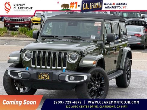 Used 2023 Jeep Wrangler Unlimited Sahara w/ Cold Weather Group image 1