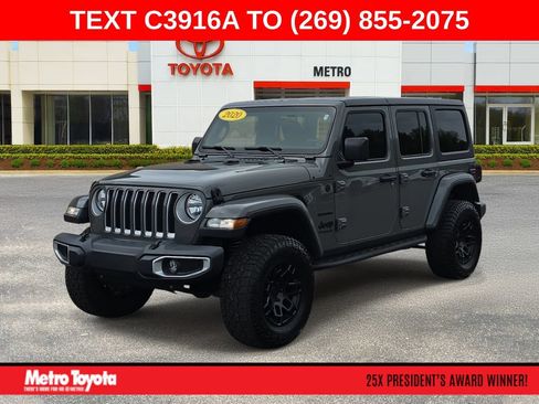 Used 2020 Jeep Wrangler Unlimited Sahara AWD/4WD image 1
