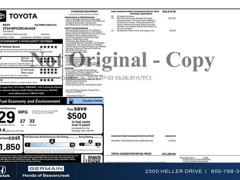 Used 2024 Toyota RAV4 XLE Premium w/ Weather Package AWD/4WD image 31